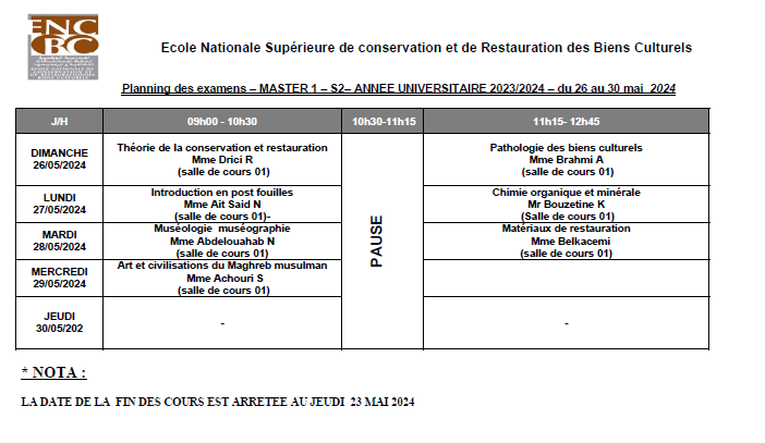 EXam 26 05 2024
